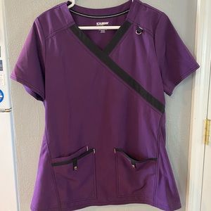 Purple scrub top